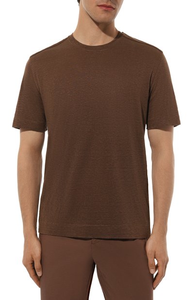 Льняная футболка ZEGNA, арт. UD376A7/D783, фото 3