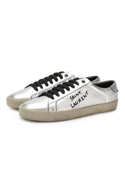 Кожаные кеды court classic SAINT LAURENT, арт. 587240/06S00, фото 1