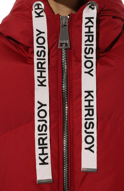 Пуховик KHRISJOY красного цвета по цене 187500 руб., арт. KWF24R0601/PS0001, фото 5 Пуховик KHRISJOY, арт. KWF24R0601/PS0001, фото 5