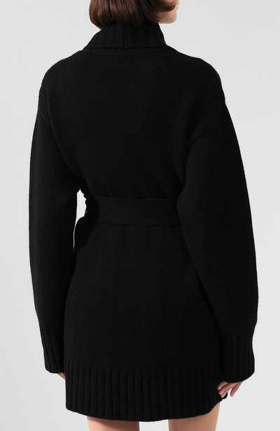 Кашемировый кардиган DOLCE & GABBANA черного цвета по цене 267500 руб., арт. FX502T/JAWPV, фото 4 Кашемировый кардиган DOLCE & GABBANA, арт. FX502T/JAWPV, фото 4