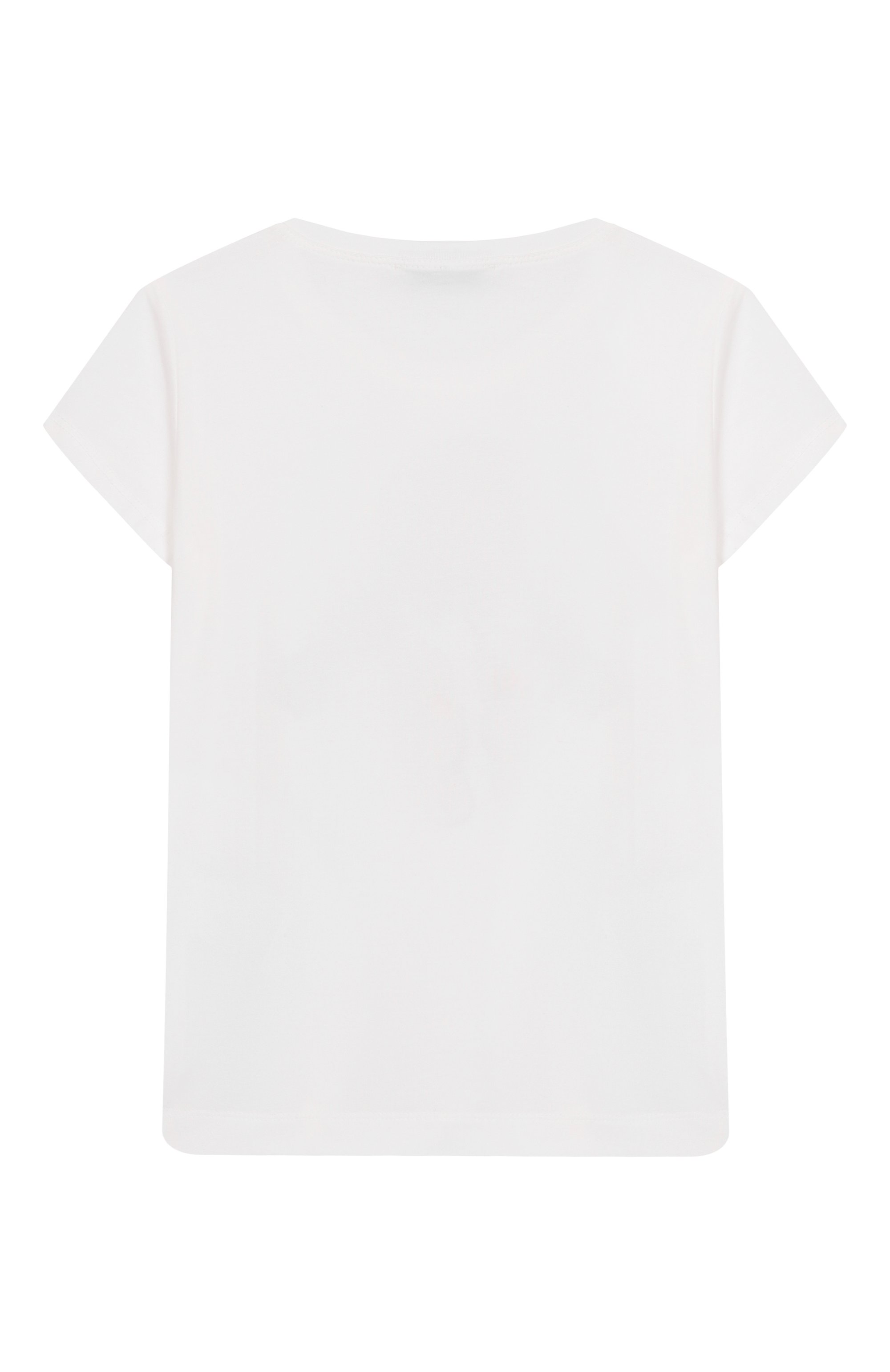 Хлопковая футболка MONNALISA, арт. 11E623, фото 2