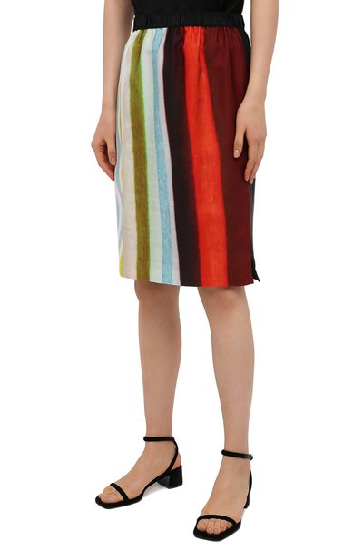 Юбка из вискозы DRIES VAN NOTEN разноцветного цвета по цене 49200 руб., арт. 211-30833-2092, фото 3 Юбка из вискозы DRIES VAN NOTEN, арт. 211-30833-2092, фото 3