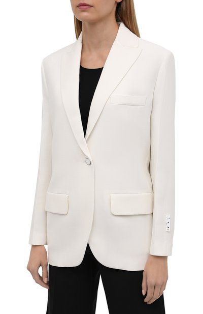 Жакет из вискозы и шерсти OFF-WHITE, арт. 0WEF064S21FAB003, фото 3