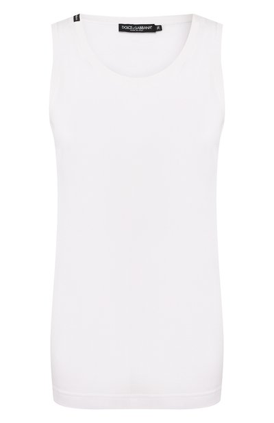 Женская хлопковая майка DOLCE & GABBANA, арт. F8K88T/FU7EQ
