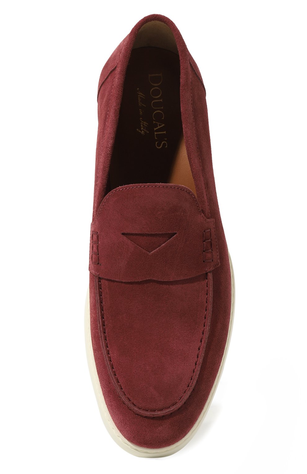 Замшевые пенни-лоферы DOUCAL'S, арт. DU3275EDWIUY106P, фото 6