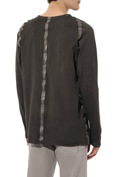 Хлопковый лонгслив ISAAC SELLAM, арт. BASIC LST BANDE-JERSEY 190, фото 4