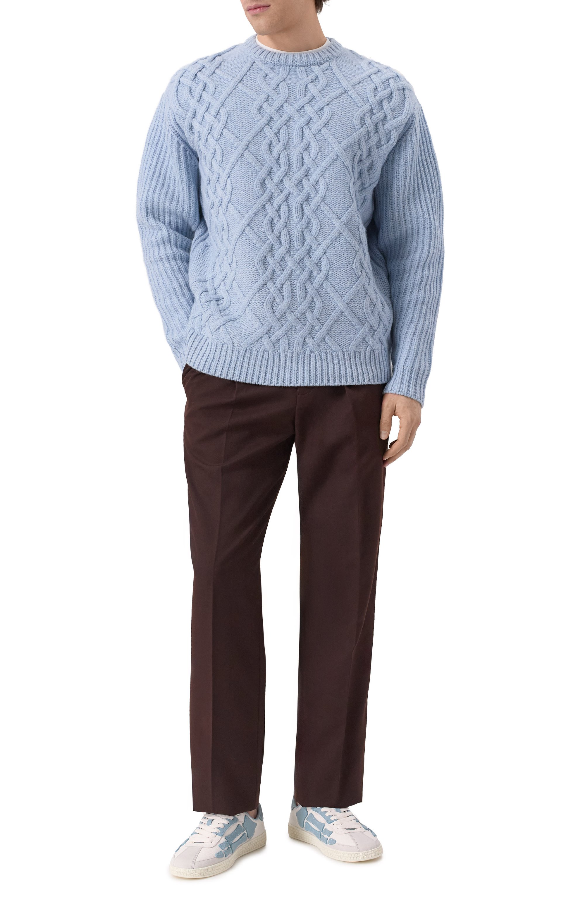 Кожаные кеды pacific bones AMIRI, арт. AMF0SR1126, фото 2