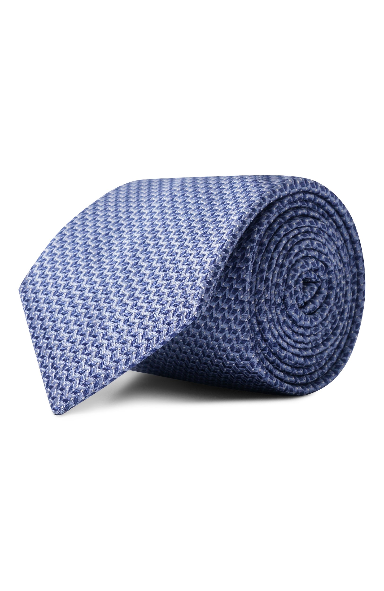 Шелковый галстук CORNELIANI голубого цвета по цене 25750 руб., арт. 28U302/2A20306, фото 1 Шелковый галстук CORNELIANI, арт. 28U302/2A20306, фото 1