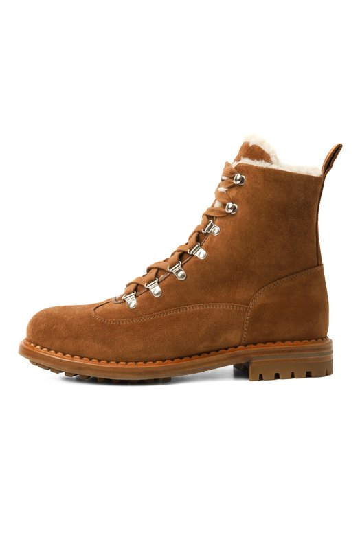 Замшевые ботинки Kiton D58812N0113606 Коричневый  D58812N0113606 Фото 4