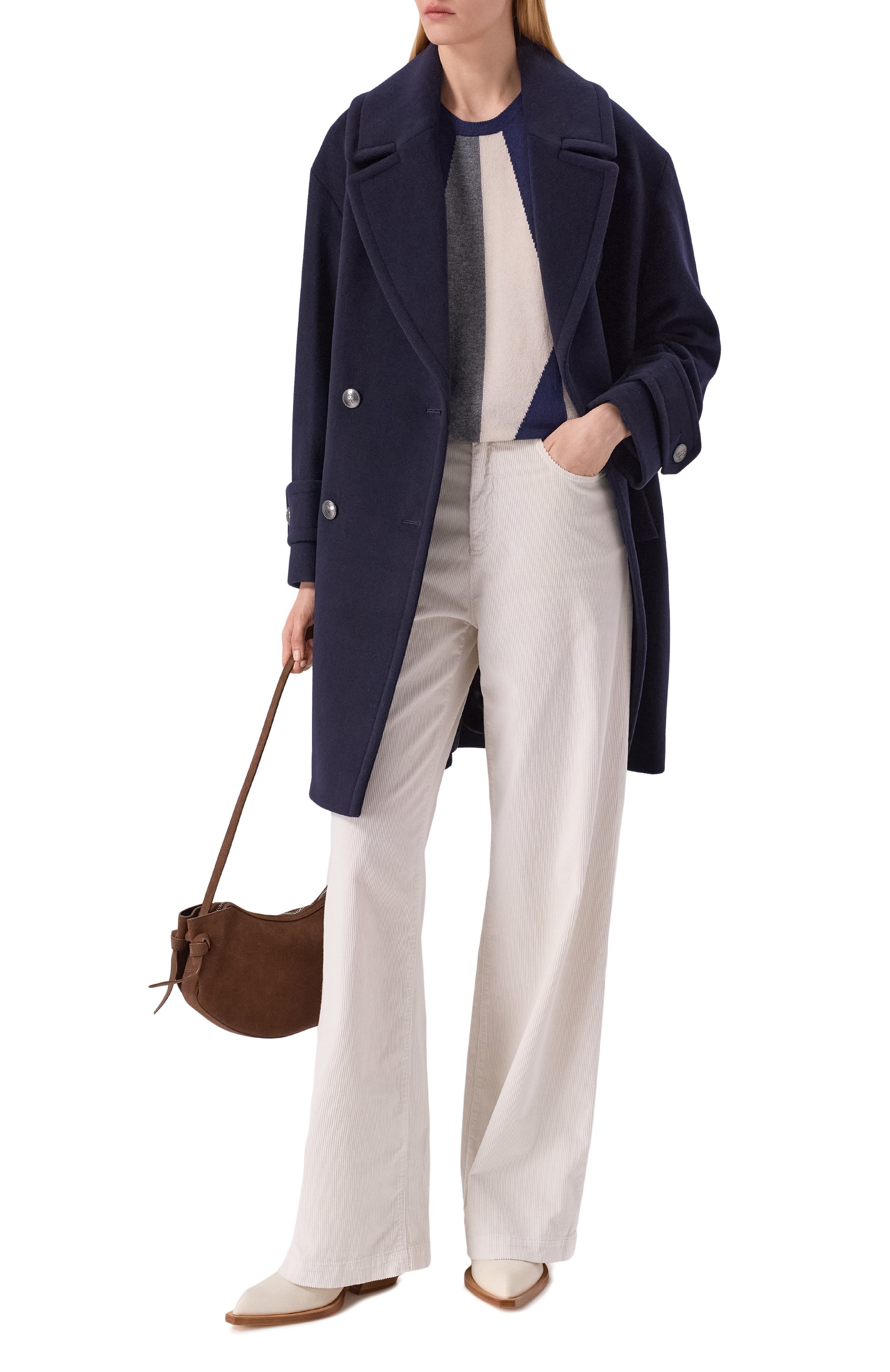 Пальто из шерсти и кашемира CINZIA ROCCA, арт. BR26001/D8, фото 2