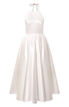 Женское платье THE NEW ARRIVALS ILKYAZ OZEL белого цвета, арт. NA01LN0197B | Фото 1 (Драгоценные камни: Проставлено; Материал внешний: Синтетический материал; Материал сплава: Проставлено; Длина Ж (юбки, платья, шорты): Макси; Стили: Романтичный; Женское Кросс-КТ: Платье-одежда; Случай: Вечерний; Рукава: Без рукавов)