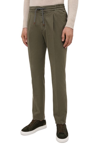 Хлопковые брюки BRUNELLO CUCINELLI, арт. M266LE1740, фото 3