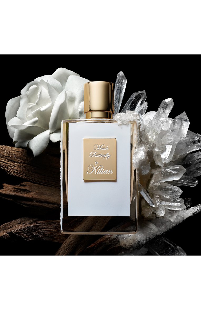 Парфюмерная вода musk butterfly (50ml) KILIAN PARIS бесцветного цвета, арт. 3700550222132 | Фото 3 (Тип продукта - парфюмерия: Парфюмерная вода; Нос: Не проставлено; Региональные ограничения белый список (Axapta Mercury): Не проставлено; Ограничения доставки: flammable)