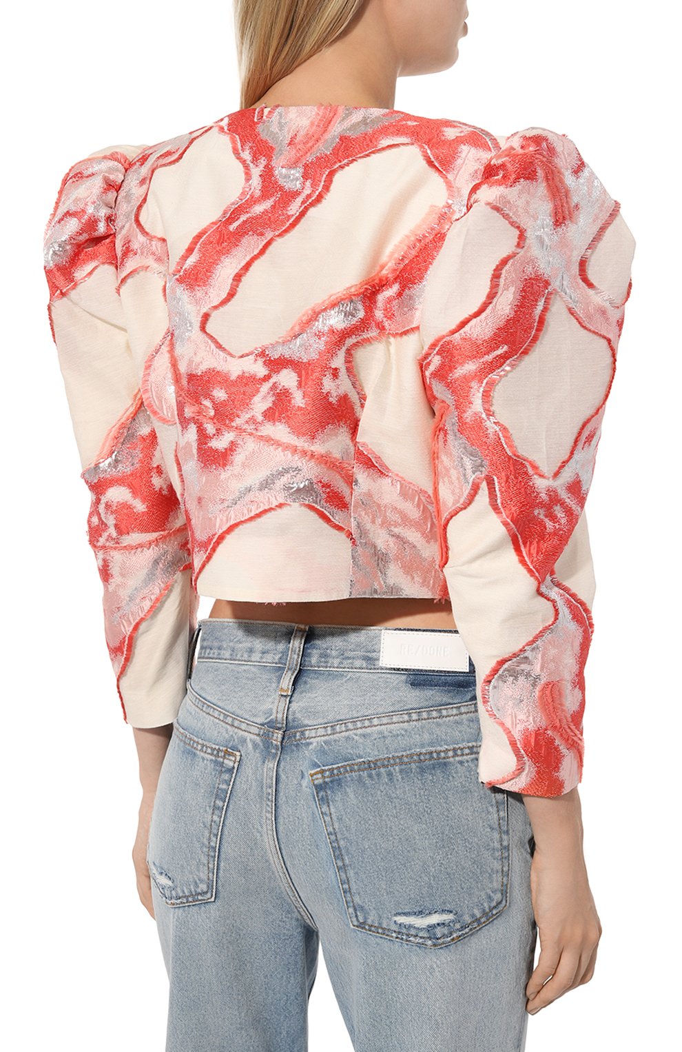 Жакет из вискозы BOTROIS молочного цвета по цене 27900 руб., арт. SKU1110507332, фото 4 Жакет из вискозы BOTROIS, арт. SKU1110507332, фото 4