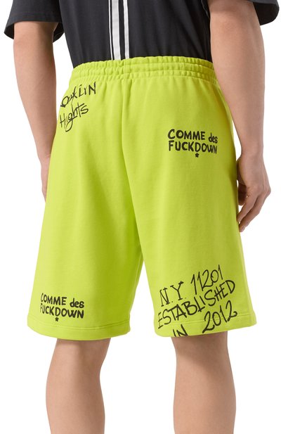 Хлопковые шорты COMME DES FUCKDOWN, арт. CFABM01554, фото 4