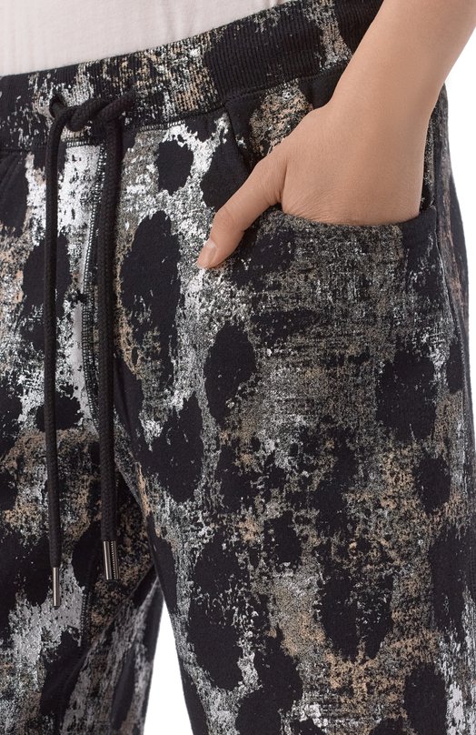 Хлопковые брюки R13 R13WK329-001CE Серый  R13WK329-001CE Фото 5