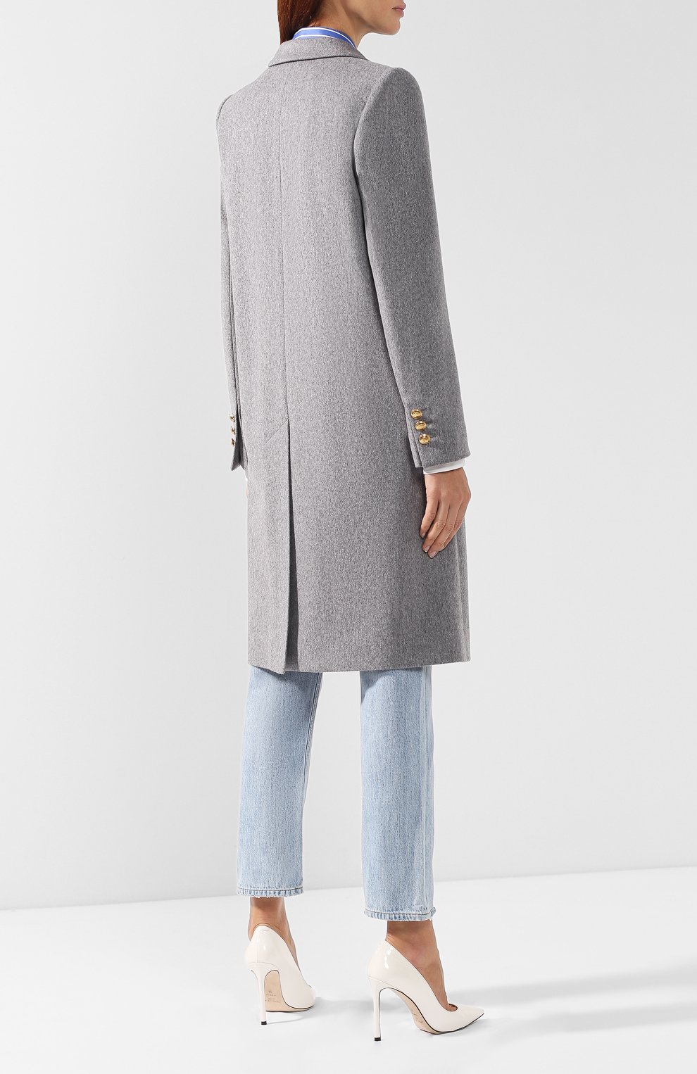 Шерстяное пальто прямого кроя ESCADA, арт. 5028140, фото 4