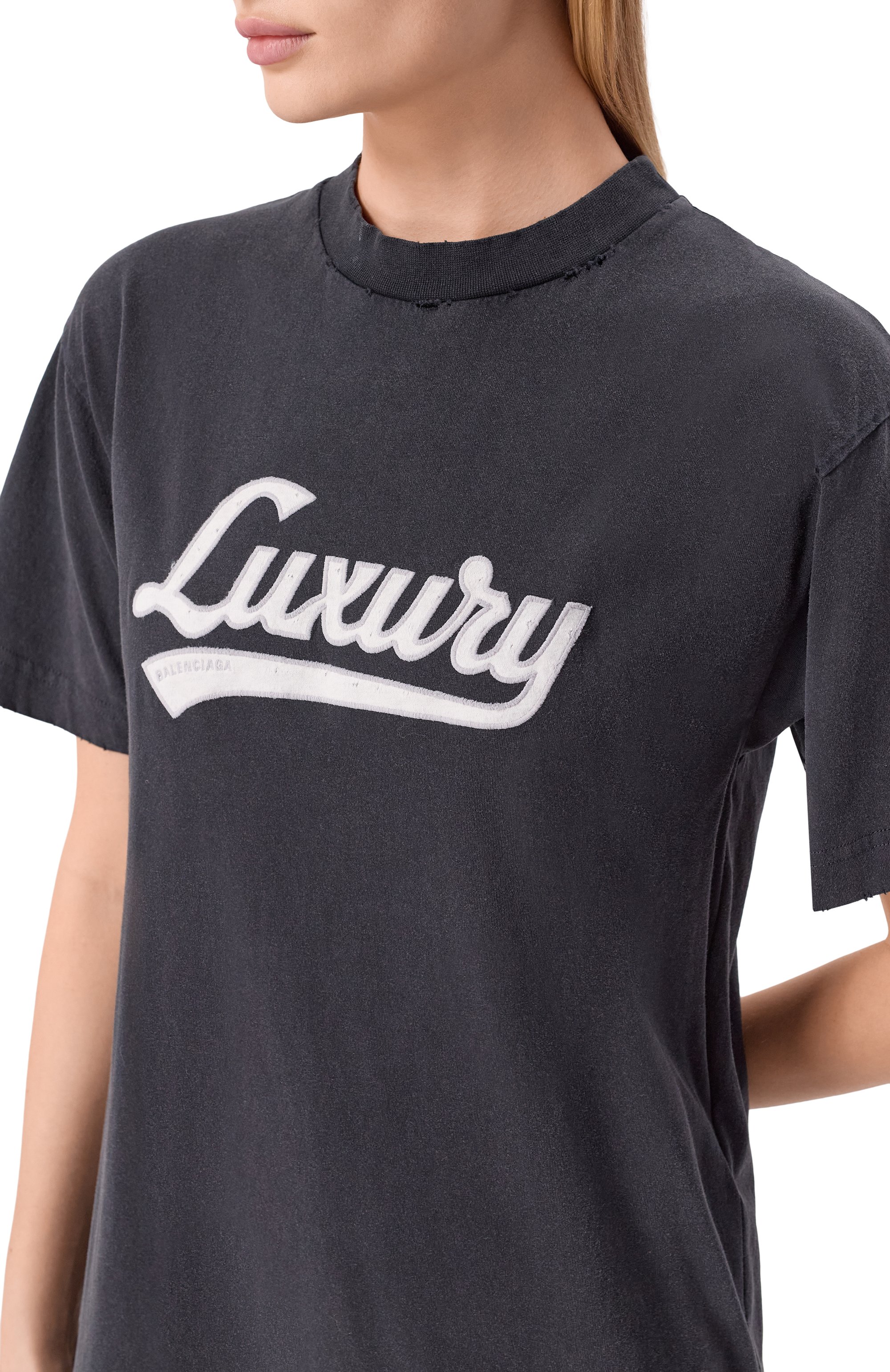 Хлопковое платье BALENCIAGA, арт. 850644/TSP01, фото 5