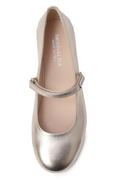 Кожаные балетки MONNALISA, арт. 87G010RM, фото 4