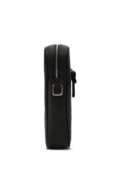 Мужская сумка KITON черного цвета, арт. UBA0033N00815 | Фото 4 (Драгоценные камни: Проставлено; Ремень/цепочка: На ремешке; Материал: Натуральная кожа; Размер: small; Материал сплава: Проставлено)