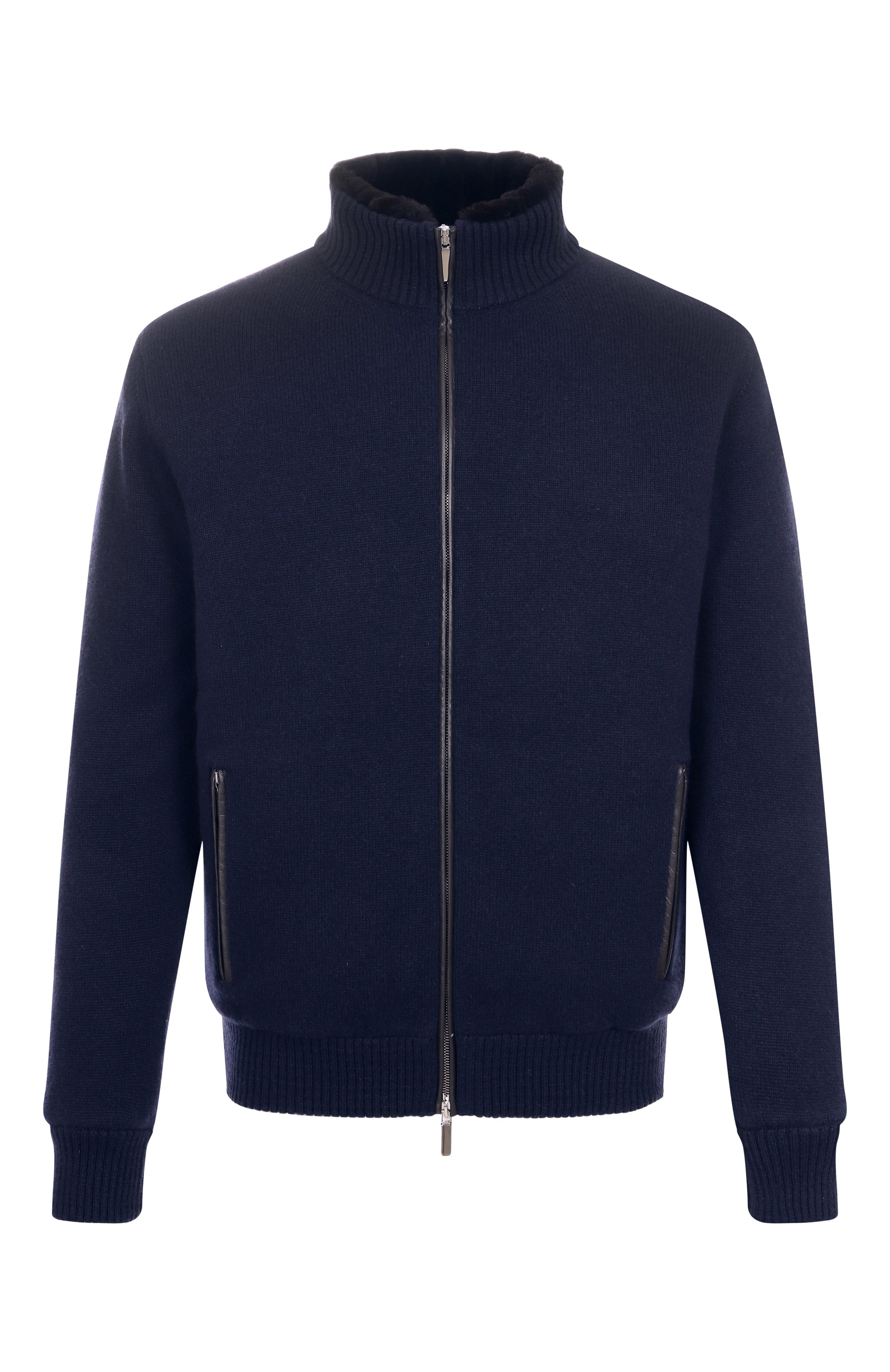 Кардиган с подкладкой из бобра ANDREA CAMPAGNA, арт. WU26WS510-09C-FWSPC1, фото 1