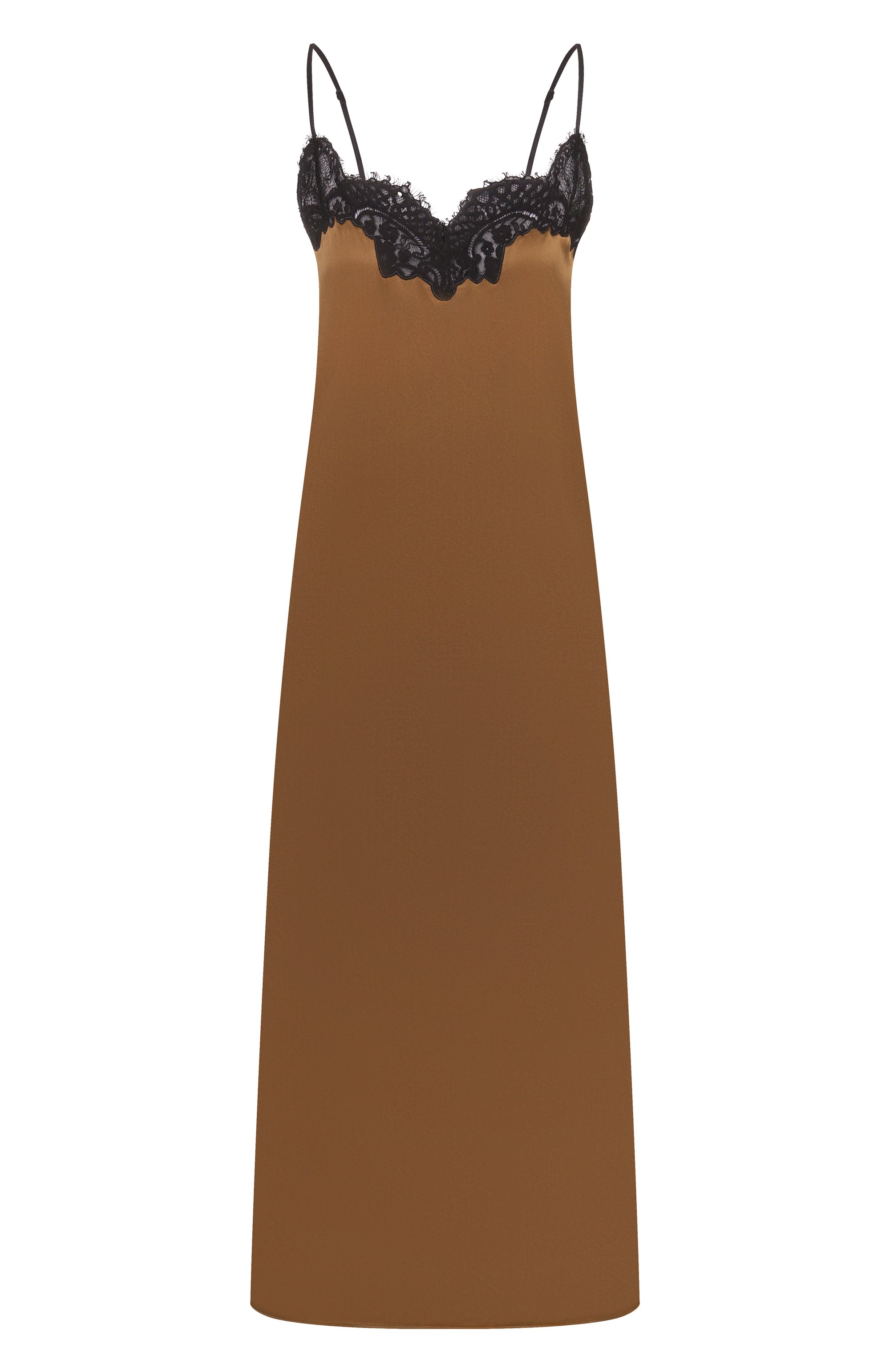 Шелковое платье CO коричневого цвета по цене 75300 руб., арт. 4704CSSC-C0RE, фото 1 Шелковое платье CO, арт. 4704CSSC-C0RE, фото 1