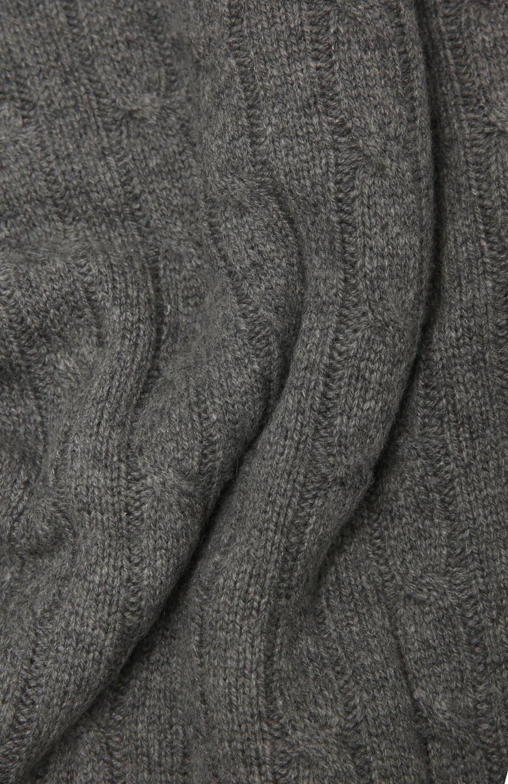 Кашемировый плед RALPH LAUREN серого цвета по цене 54300 руб., арт. 650194528, фото 2 Кашемировый плед RALPH LAUREN, арт. 650194528, фото 2