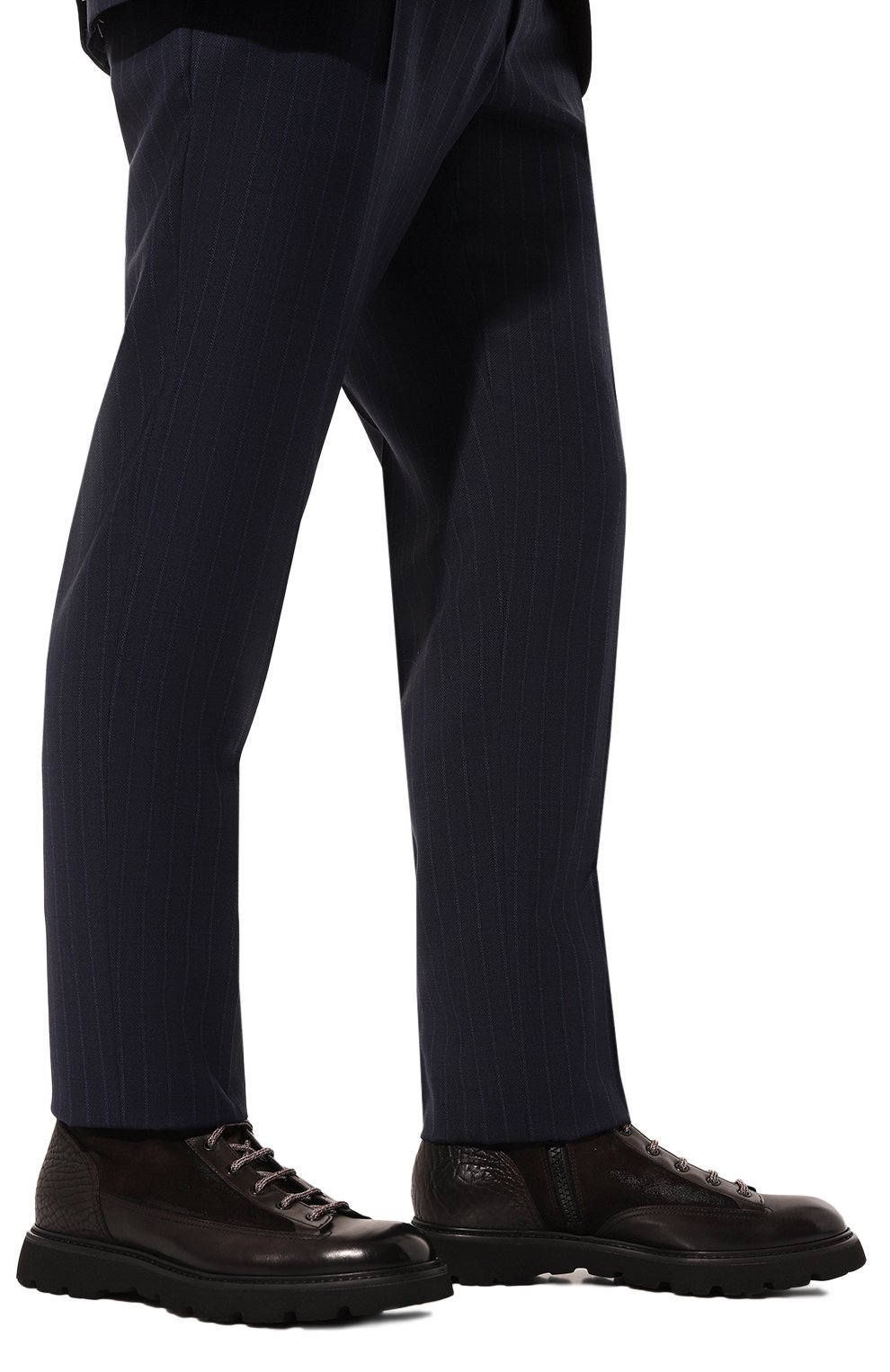 Кожаные ботинки DOUCAL'S, арт. DU3236G0TNPF744N, фото 3