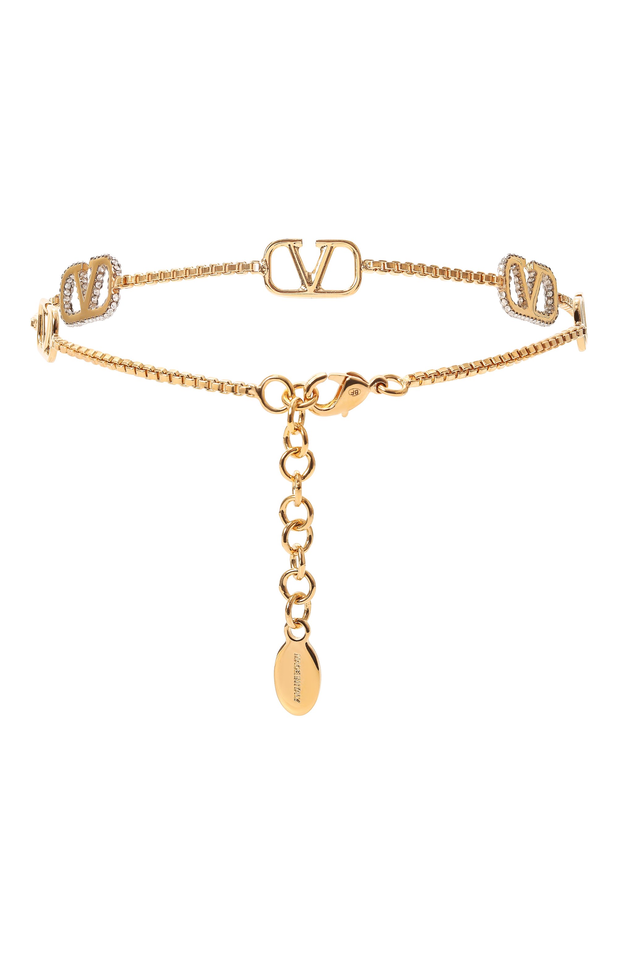 Браслет VALENTINO золотого цвета по цене 69500 руб., арт. 5W2J0U87/MWI, фото 3 Браслет VALENTINO, арт. 5W2J0U87/MWI, фото 3