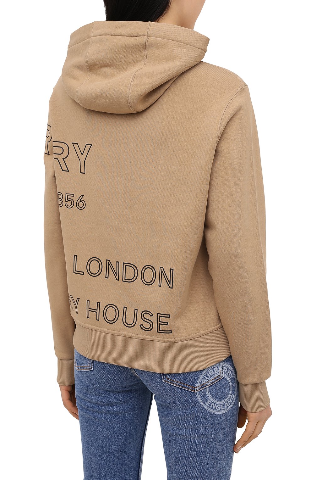 Хлопковое худи BURBERRY, арт. 8036177, фото 4