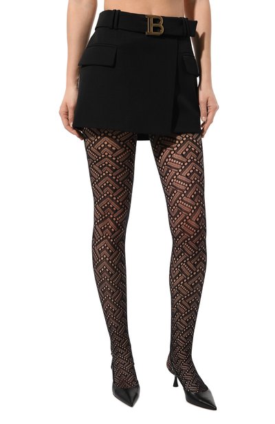 Шерстяная юбка BALMAIN, арт. XF1LA005WB05, фото 3