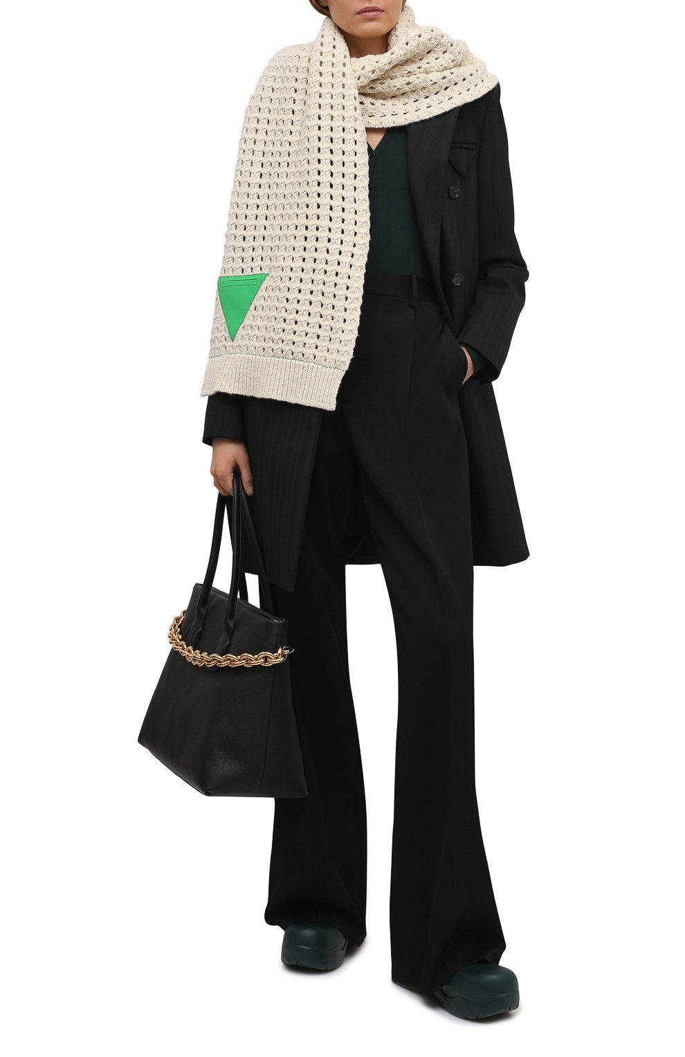 Шерстяной шарф BOTTEGA VENETA, арт. 665078/V0ZP0, фото 2