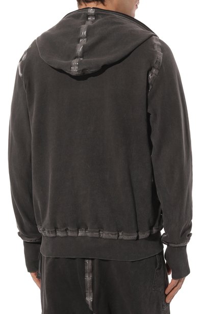 Хлопковая толстовка ISAAC SELLAM, арт. ZIPPYH00D BANDE-M0LLET0N H23, фото 4