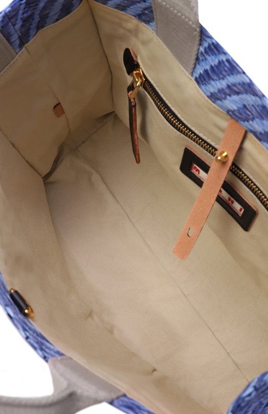 Сумка Basket small Marni SHMP0077U7/P9841 Голубой  SHMP0077U7/P9841 Фото 5