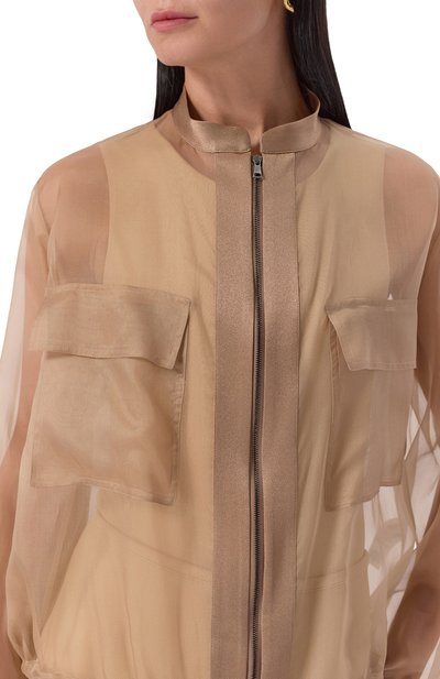 Ш�елковый бомбер ANTONELLI FIRENZE, арт. N3658/256, фото 5