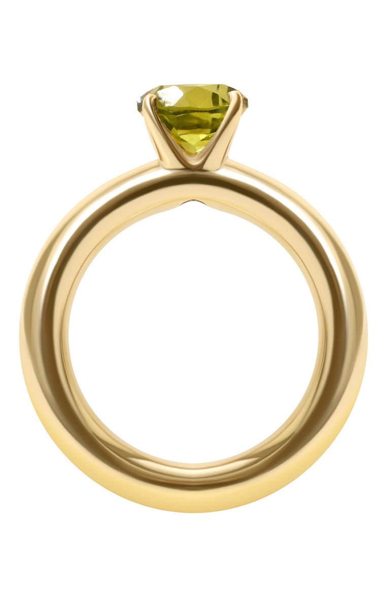 Женское кольцо cartoon ring baby с хризолитом MOONKA зеленого цвета, арт. cr-bb-hr | Фото 4 (Нос: Не проставлено; Региональные ограничения белый список (Axapta Mercury): Не проставлено; Материал: Серебро)