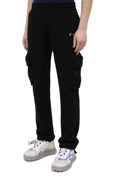 Хлопковые брюки-карго OFF-WHITE, арт. 0MCH036R21FLE001, фото 3