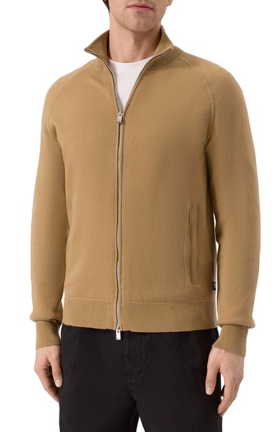 Кардиган из хлопка и шерсти BOSS, арт. 50543150, фото 3