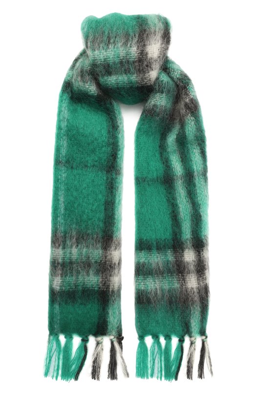 Шерстяной шарф Burberry 8112968 Зелёный 8112968