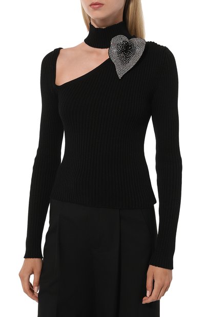 Хлопковый водолазка GIUSEPPE DI MORABITO черного цвета по цене 67950 руб., арт. 02PSKN289F 02079, фото 3 Хлопковый водолазка GIUSEPPE DI MORABITO, арт. 02PSKN289F 02079, фото 3