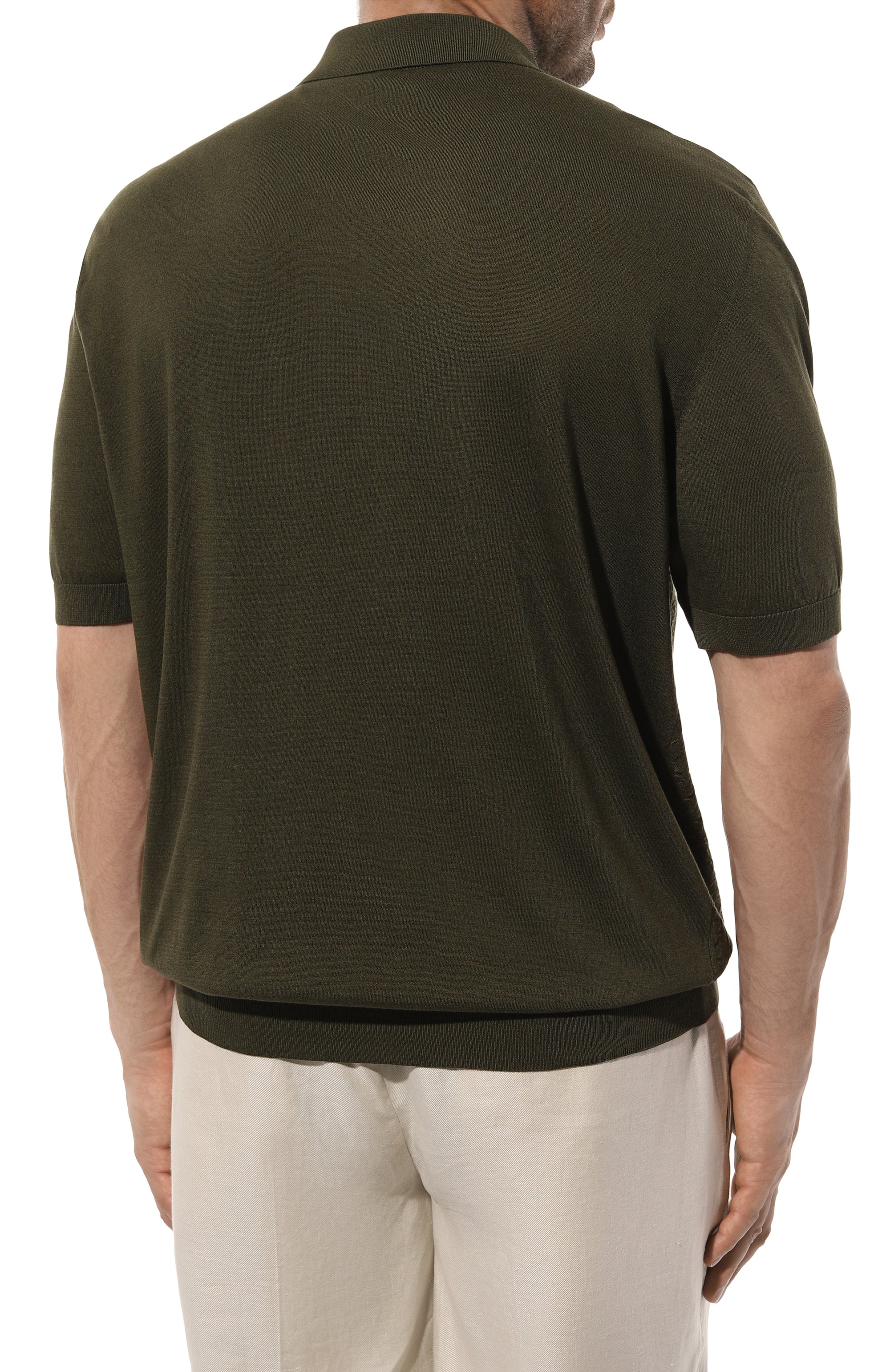 Поло из шелка и хлопка ZILLI, арт. KZP002M0145VVM000_1, фото 4