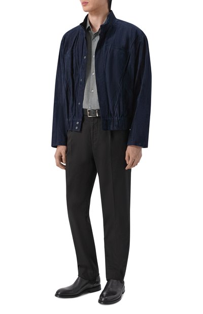 Мужская рубашка из хлопка и кашемира ZEGNA, арт. SRF5/UEX45A8