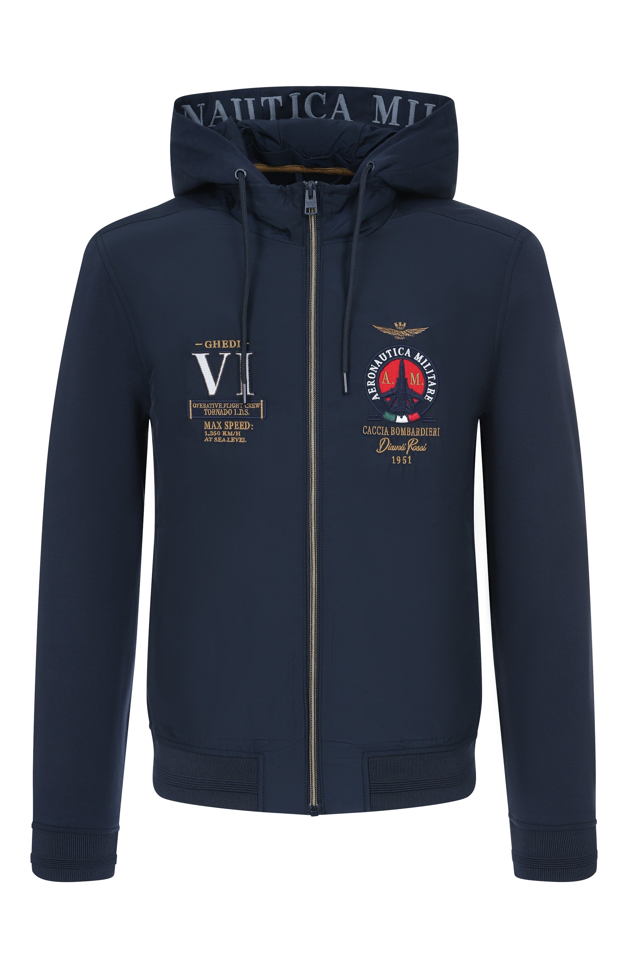 Хлопковая толстовка AERONAUTICA MILITARE, арт. 251AF500F459, фото 1