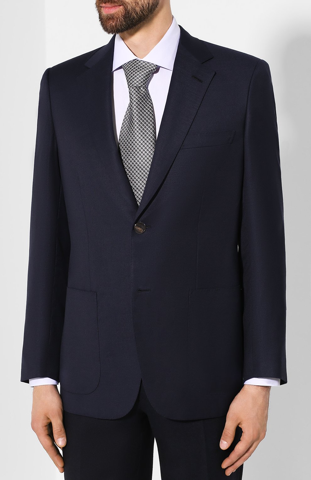 Шерстяной пиджак BRIONI, арт. RGH00U/08A5P/PARLAMENT0, фото 3