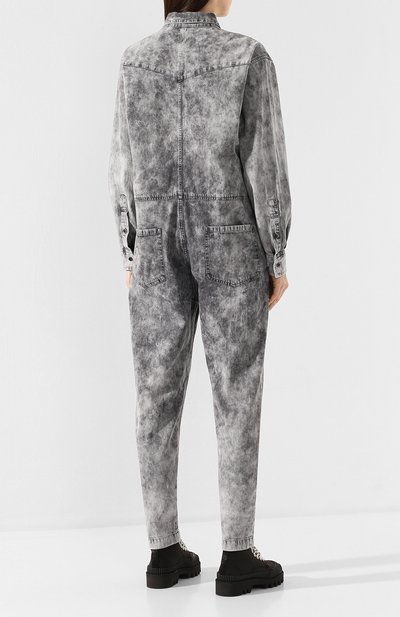 Джинсовый комбинезон ISABEL MARANT ETOILE серого цвета по цене 53950 руб., арт. CB0262-20P022E/IDESIA, фото 4 Джинсовый комбинезон ISABEL MARANT ETOILE, арт. CB0262-20P022E/IDESIA, фото 4