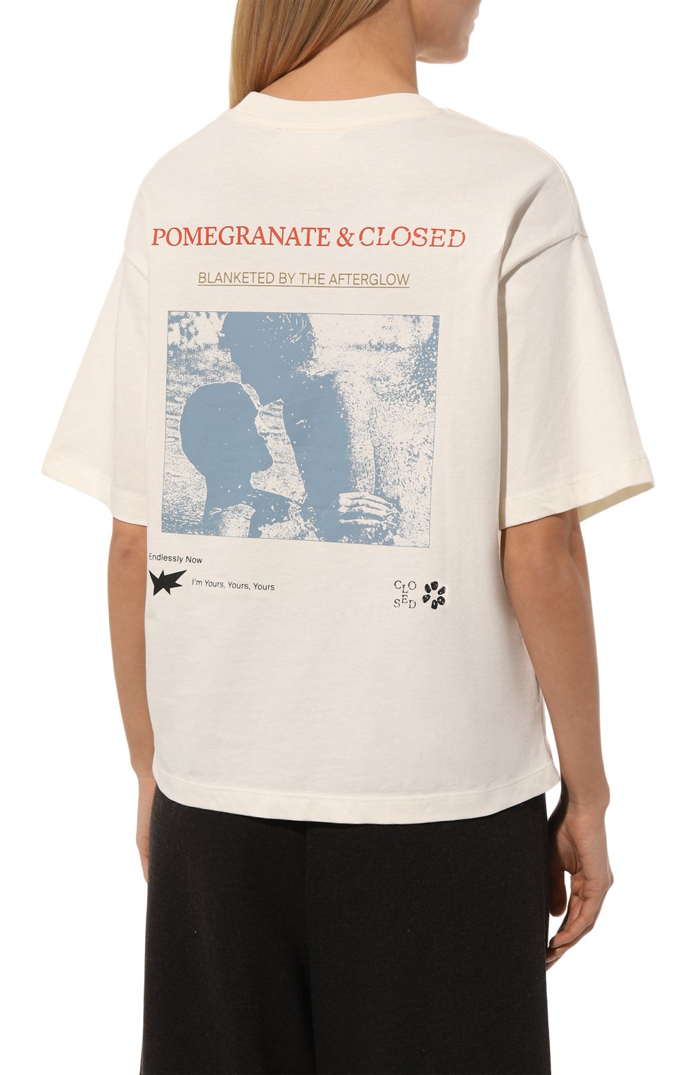 Хлопковая футболка CLOSED, арт. C95489-44H-PR, фото 4
