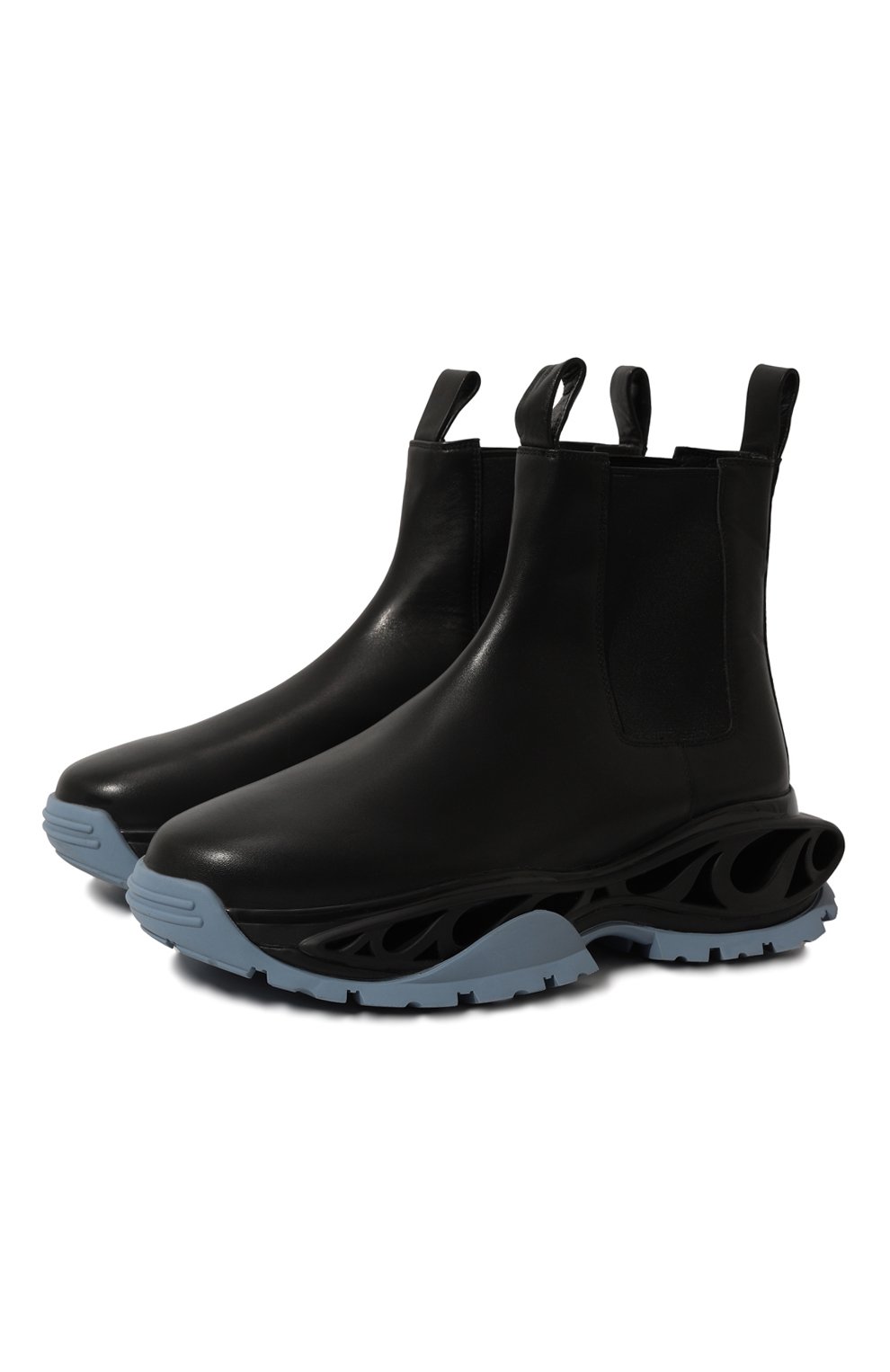 Кожаные сапоги ginger ACUPUNCTURE черного цвета по цене 43050 руб., арт. TAS9902604111/M, фото 1 Кожаные сапоги ginger ACUPUNCTURE, арт. TAS9902604111/M, фото 1