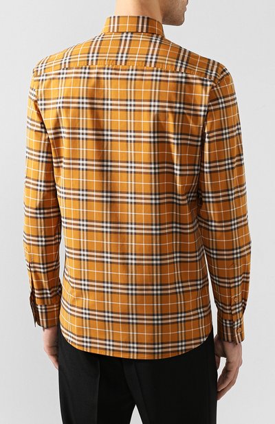Хлопковая рубашка BURBERRY, арт. 8025844, фото 4