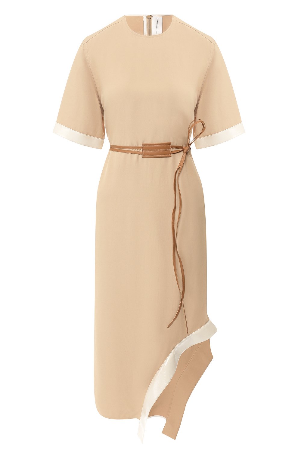 Платье с поясом VICTORIA BECKHAM, арт. DR SHF 6716 PSS19 TECHNICAL TWILL, фото 1