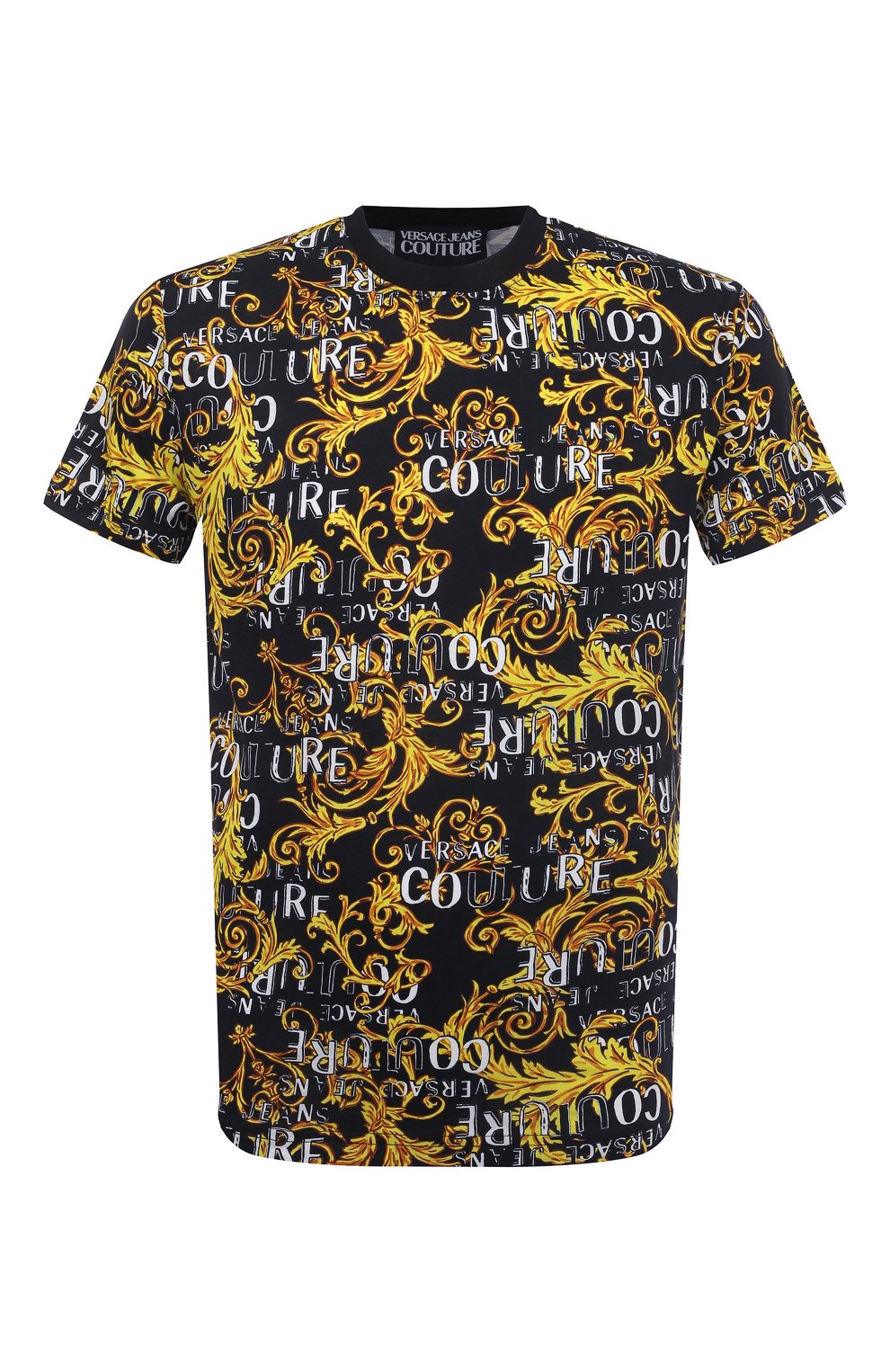 Хлопковая футболка VERSACE JEANS COUTURE, арт. 74GAH6S0/JS161, фото 1